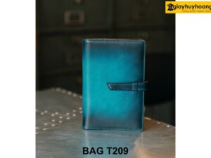 Ví sổ ghi chú cầm tay da bò cao cấp T209 005