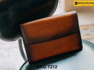 Ví cầm tay nam da bò Patina đựng hồ sơ công sở T212 003