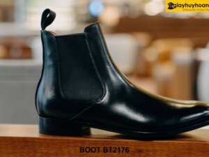 Giày da nam đế cao su cổ cao ChelseaBoot BT2176 003
