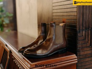 Giày da nam thuộc da thảo mộc ChelseaBoot BT2177 001