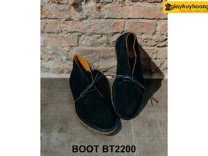 Giày da nam da lộn mềm Chukka Boot BT2200 003
