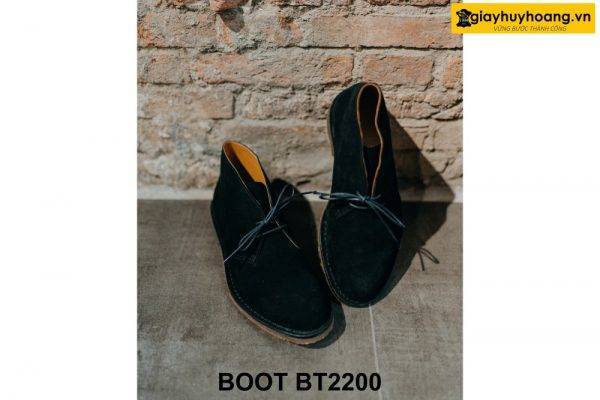 Giày da nam da lộn mềm Chukka Boot BT2200 003