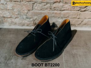 Giày da nam da lộn mềm Chukka Boot BT2200 001