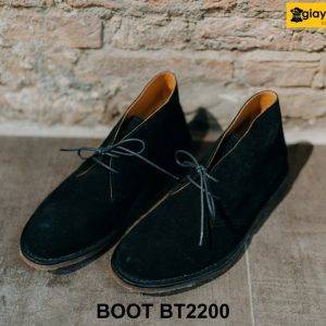Giày da nam da lộn mềm Chukka Boot BT2200 001