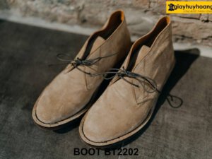 Giày da lộn nam thời trang mũi tròn Chukka Boot BT2202 004