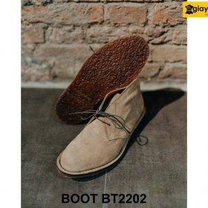 Giày da lộn nam thời trang mũi tròn Chukka Boot BT2202 003
