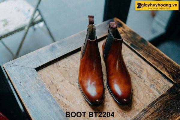 Giày da hàng hiệu cổ cao phong cách trẻ trung Chelsea Boot BT2204 001