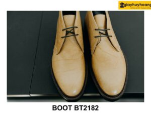 Giày da nam da vân cao cấp Chukka Boot BT2182 004