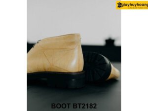 Giày da nam da vân cao cấp Chukka Boot BT2182 003
