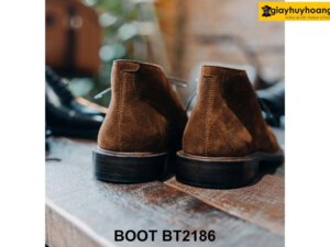 Giày da lộn nam cổ lửng Chukka Boot BT2186 004