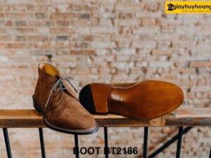 Giày da lộn nam cổ lửng Chukka Boot BT2186 003