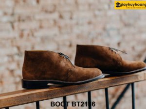 Giày da lộn nam cổ lửng Chukka Boot BT2186 001