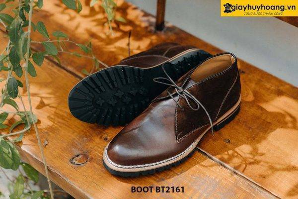 Giày da cổ lửng nam hàng hiệu Chukka Boot BT2161 002