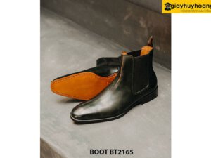 Giày da nam cổ cao đóng thủ công ChelseaBoot BT2165 003