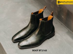 Giày da nam cổ cao đóng thủ công ChelseaBoot BT2165 001