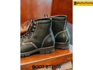 Giày da nam boot buộc dây đế khâu Goodyear BT2180 003