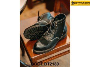 Giày da nam boot buộc dây đế khâu Goodyear BT2180 002
