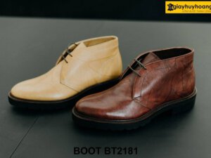 Giày da nam vân đá hoa cương Chukka Boot BT2181 001