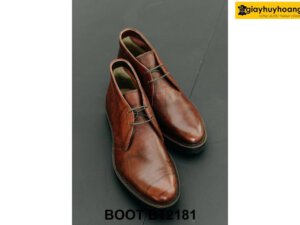 Giày da nam vân đá hoa cương Chukka Boot BT2181 004