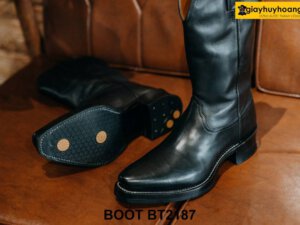 Giày da nam cổ dài thủ công Engine Boot BT2187 003