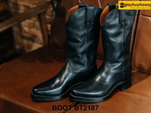 Giày da nam cổ dài thủ công Engine Boot BT2187 002