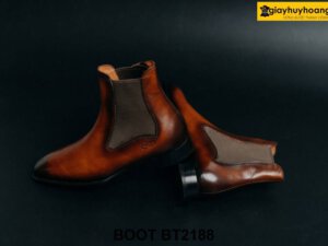 Giày da nam cổ thun co giãn Chelsea Boot BT2188 003