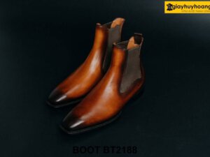 Giày da nam cổ thun co giãn Chelsea Boot BT2188 001