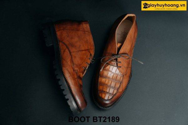 Giày da nam cổ lửng hàng hiệu Chukka Boot BT2189 005