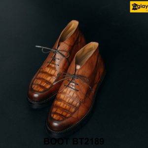 Giày da nam cổ lửng hàng hiệu Chukka Boot BT2189 002