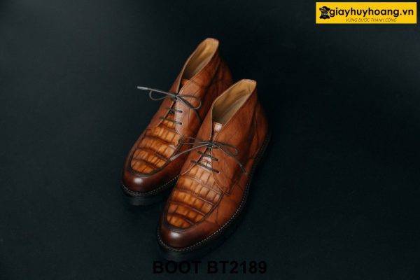 Giày da nam cổ lửng hàng hiệu Chukka Boot BT2189 002