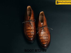 Giày da nam cổ lửng hàng hiệu Chukka Boot BT2189 001