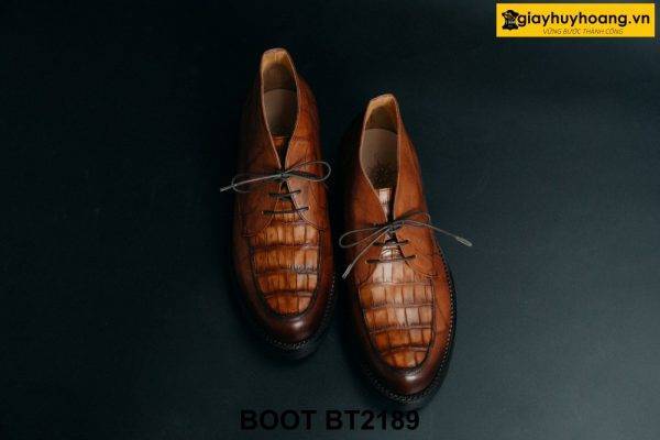 Giày da nam cổ lửng hàng hiệu Chukka Boot BT2189 001
