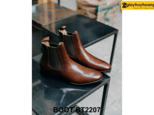 Giày da nam cổ cao da bê con thảo mộc Chelsea Boot BT2207 005