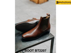 Giày da nam cổ cao da bê con thảo mộc Chelsea Boot BT2207 003