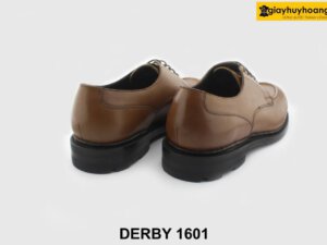 [Outlet size 43] Giày da nam công sở đế cao su Derby 1601 004