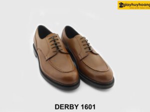 [Outlet size 43] Giày da nam công sở đế cao su Derby 1601 003