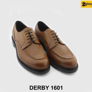 [Outlet size 43] Giày da nam công sở đế cao su Derby 1601 003