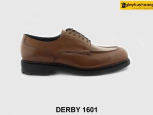 [Outlet size 43] Giày da nam công sở đế cao su Derby 1601 001