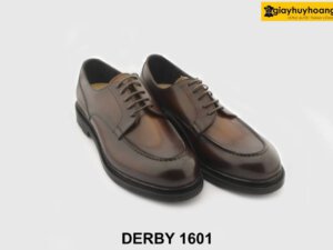 [Outlet size 41] Giày da nam nhuộm màu thủ công Derby 1601 003