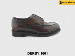 [Outlet size 41] Giày da nam nhuộm màu thủ công Derby 1601 001