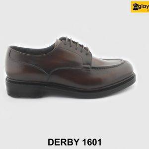 [Outlet size 41] Giày da nam nhuộm màu thủ công Derby 1601 001