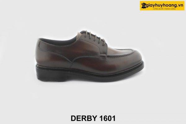 [Outlet size 41] Giày da nam nhuộm màu thủ công Derby 1601 001