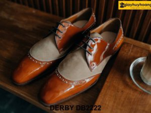 Giày da nam da bóng sang trọng Derby DB2222 002