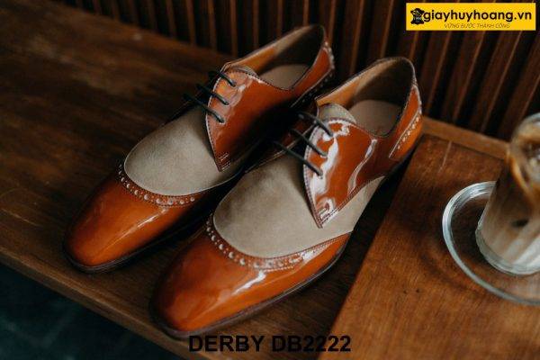 Giày da nam da bóng sang trọng Derby DB2222 002