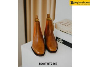 Giày da nam cổ cao đế da bò ChelseaBoot BT2167 002