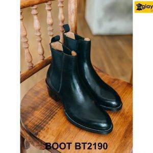Giày da nam nâng gót cao 4-5cm Chelsea Boot BT2190 001