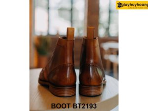 Giày da nam buộc dây đục lỗ Wingtips Boot BT2193 005
