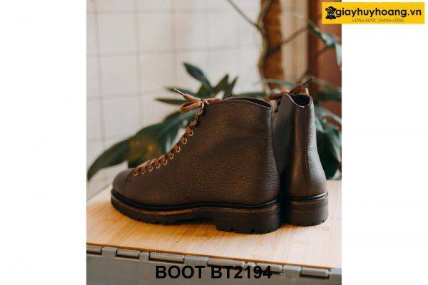Giày da nam buộc dây thời trang Boot BT2194 004