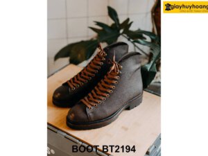 Giày da nam buộc dây thời trang Boot BT2194 002