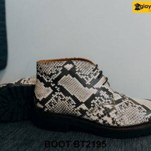 Giày da trăn nam cổ lửng độc đáo Chukka Boot BT2195 005